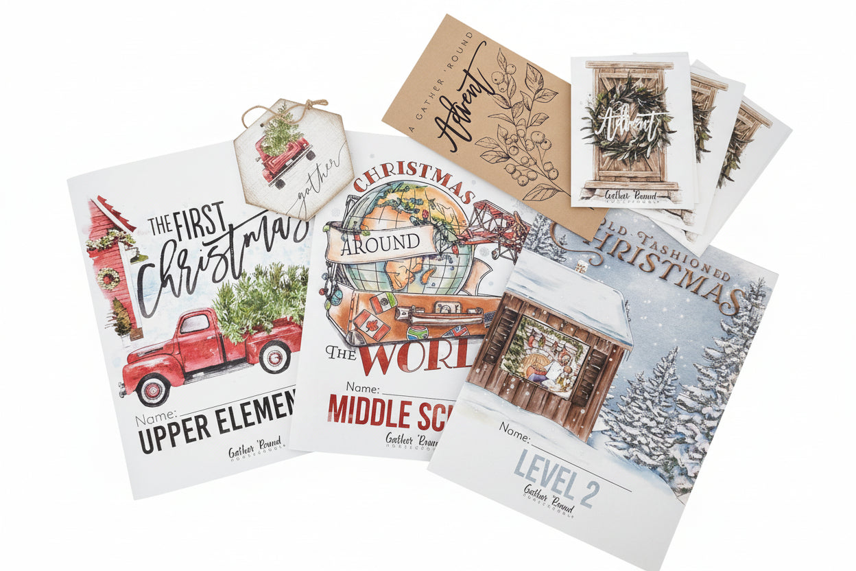 Christian homeschool curriculum collection of Christmas units