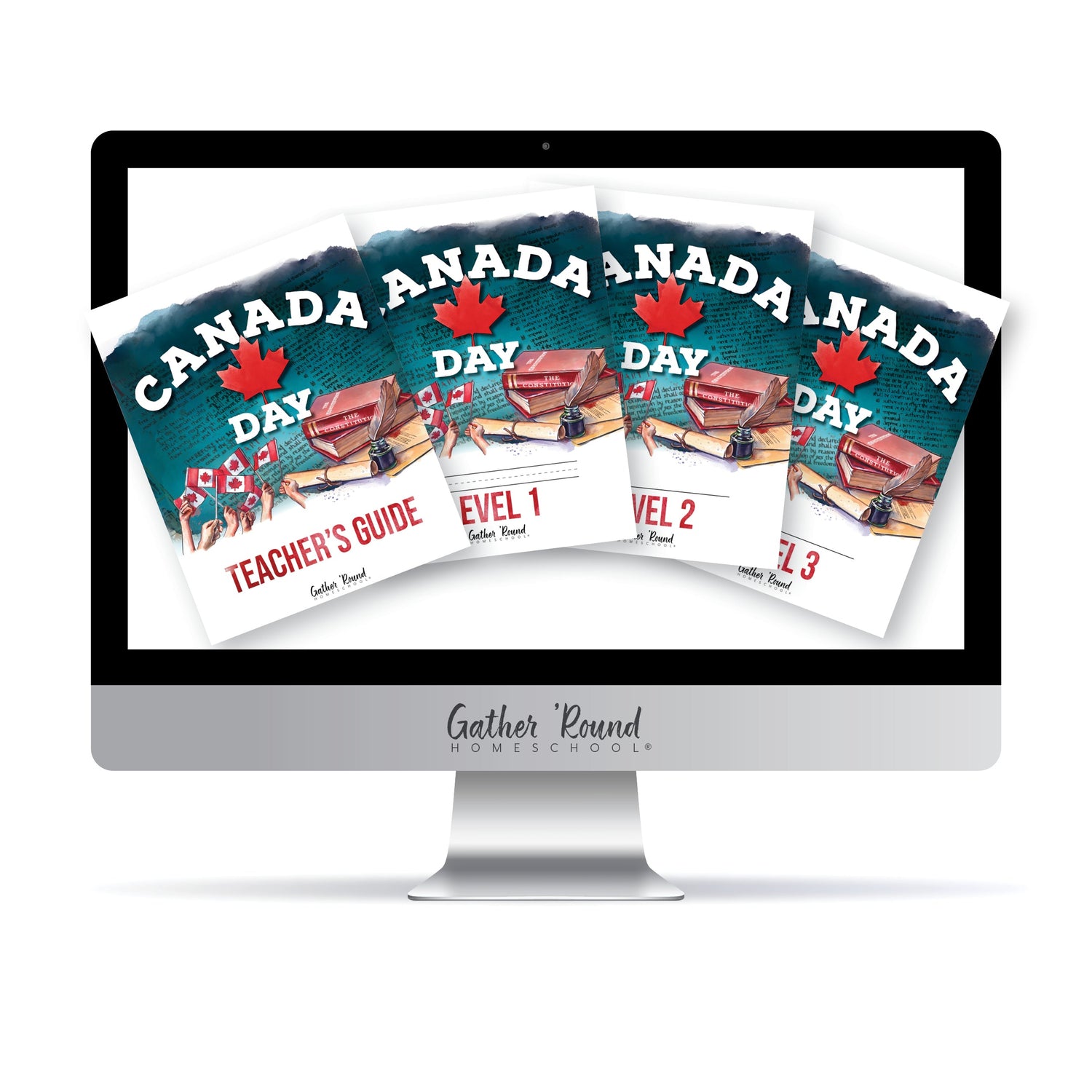 Canada Day Homeschool Unit Study Digital Complete Family Bundle