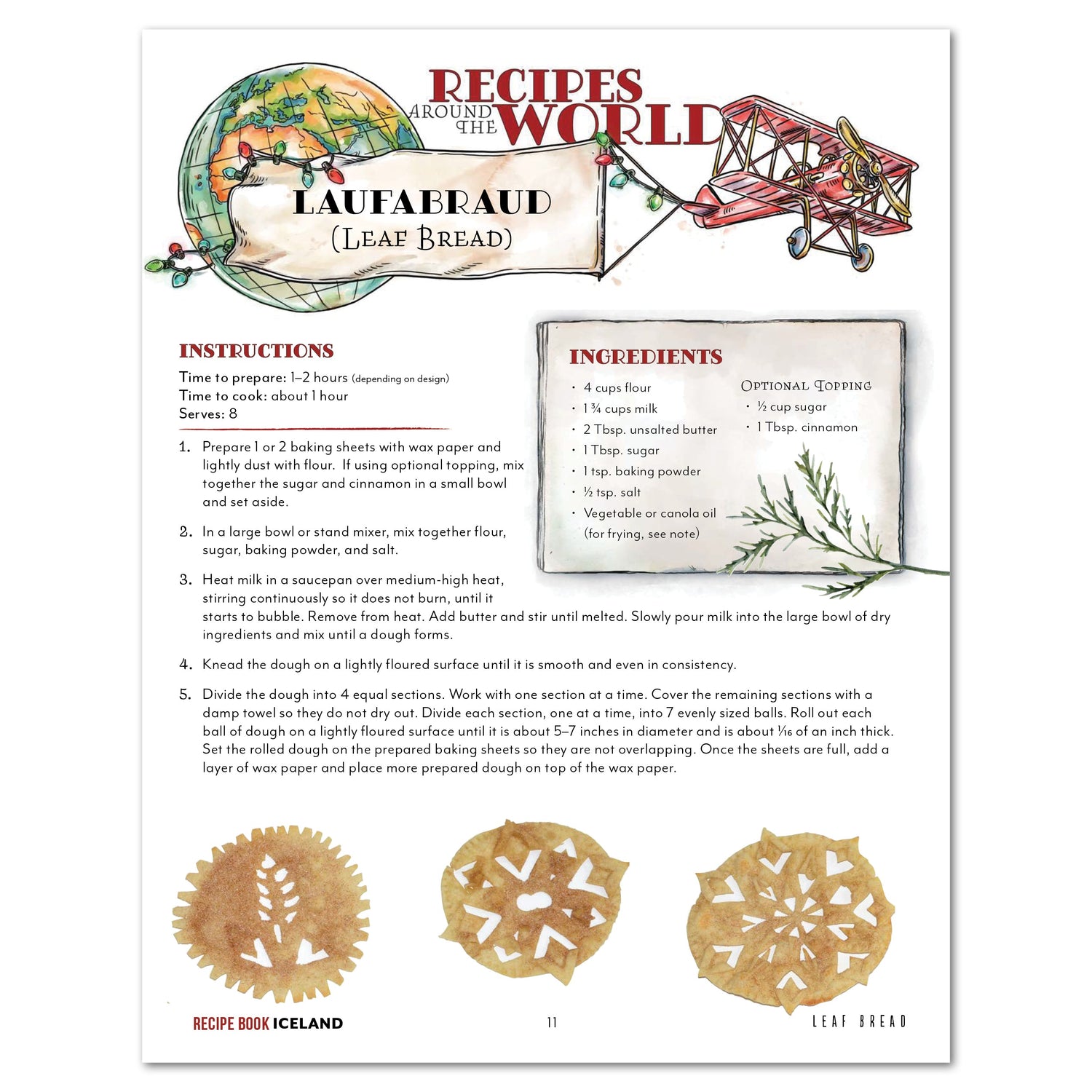 Christmas Around the World Homeschool Unit Study Digital Recipes Around the World Iceland