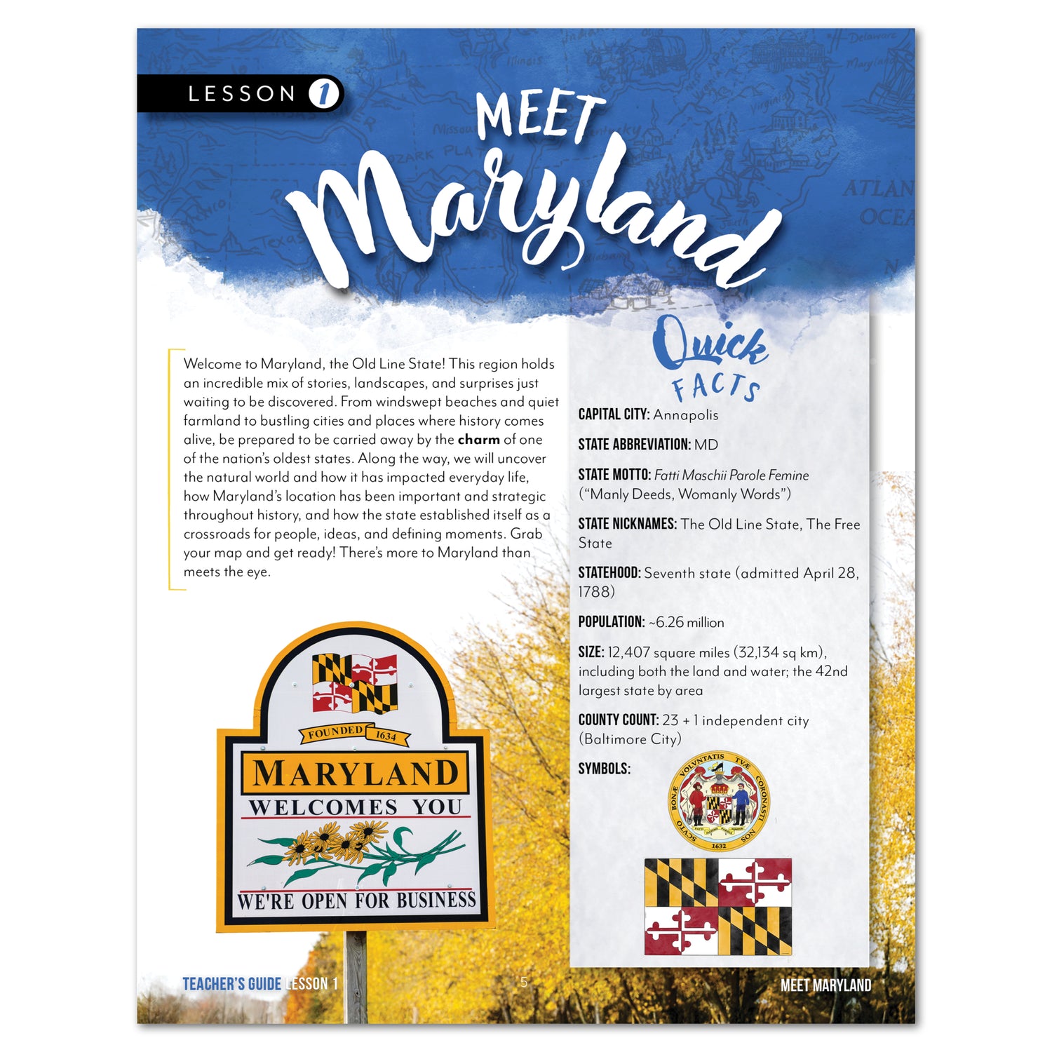 Fifty States: Maryland (Digital Bundle)