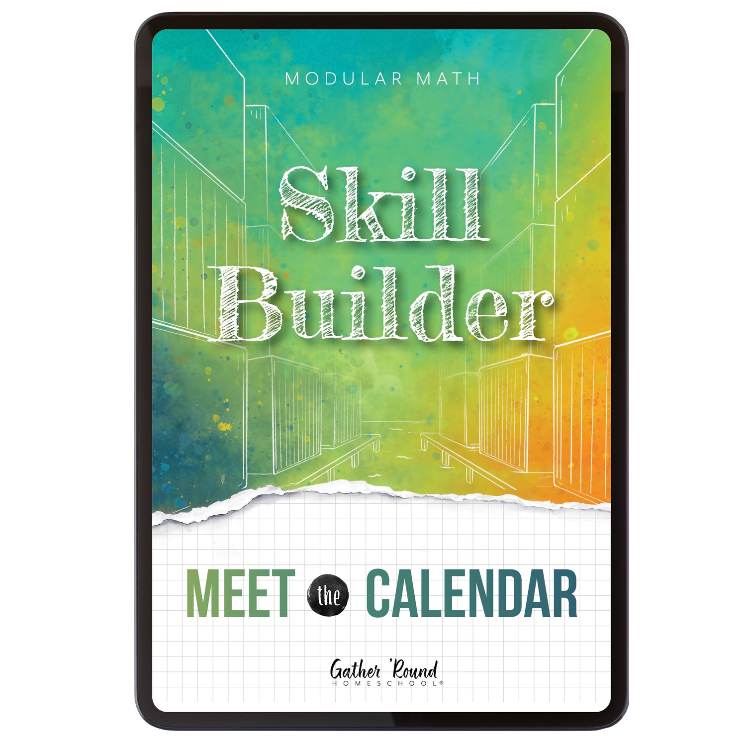 Measurement Foundations modular math homeschool digital skill builder meet the calendar