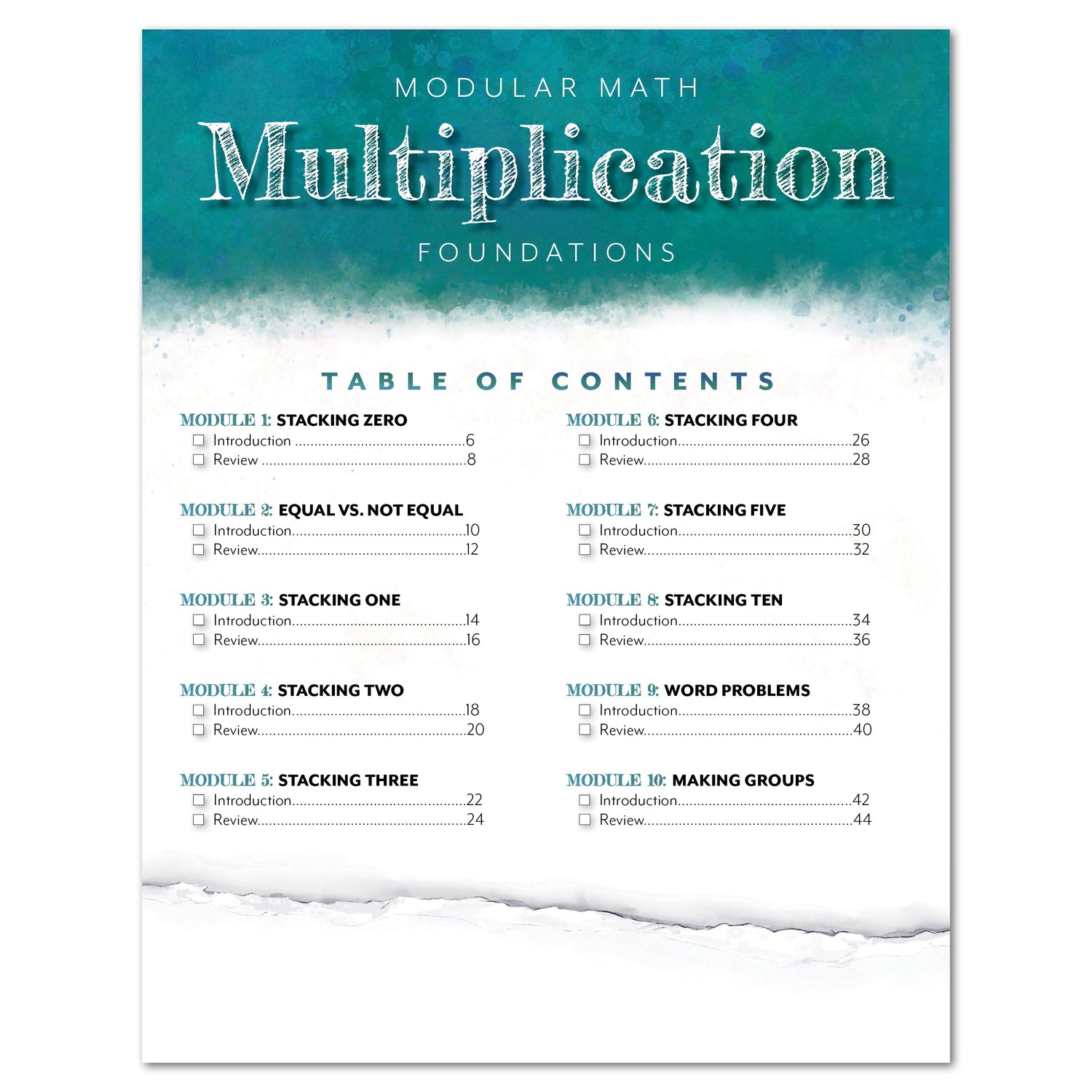 Modular Math: Multiplication (Digital)