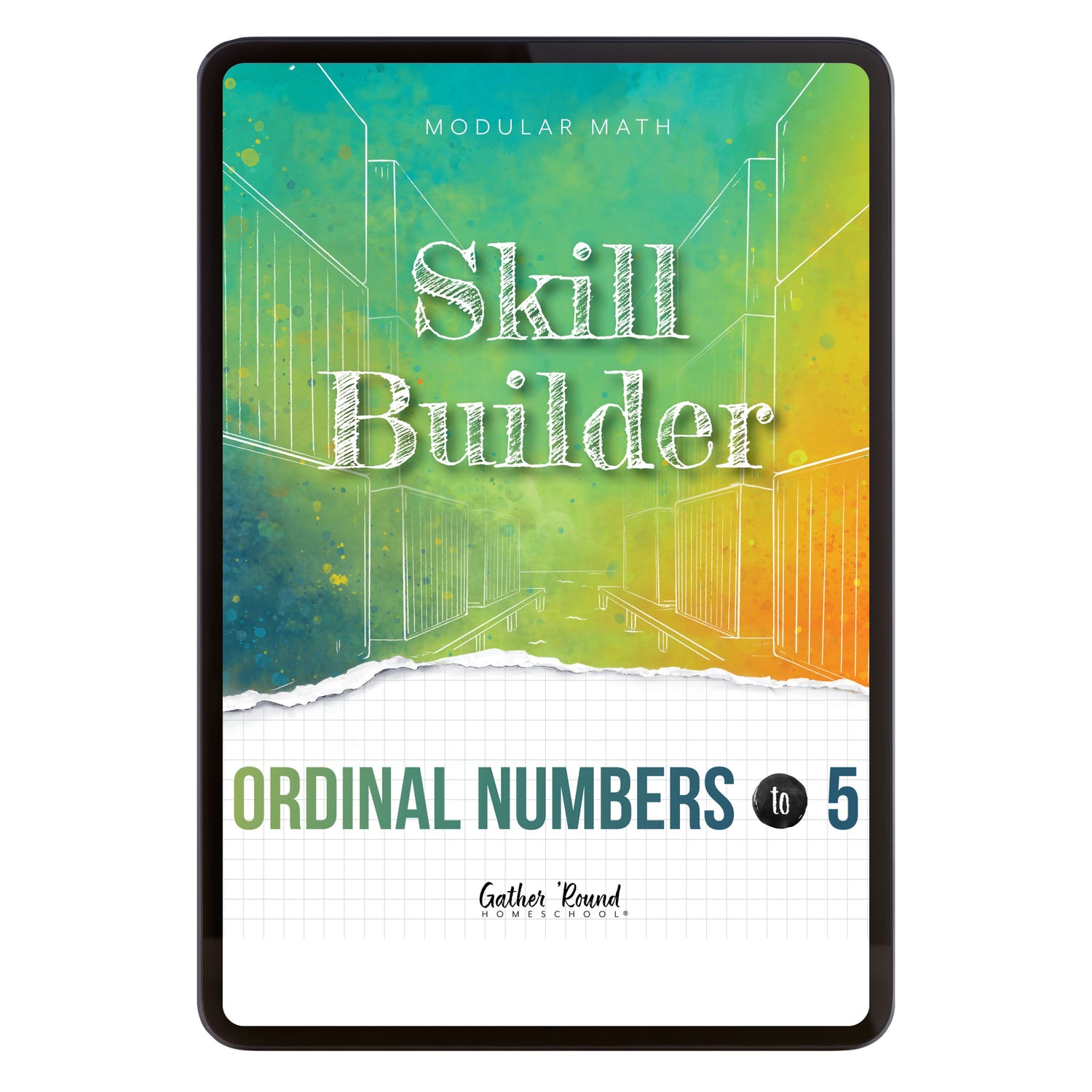 Number Sense Modular Math Foundations digital skill builder ordinal numbers to 5