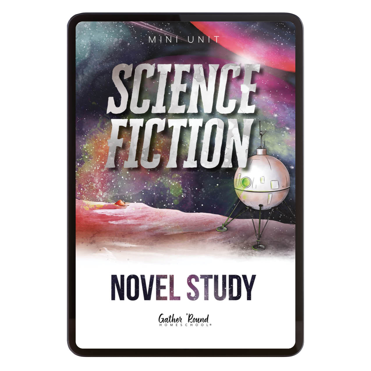 Science Fiction homeschool mini unit novel study digital cover