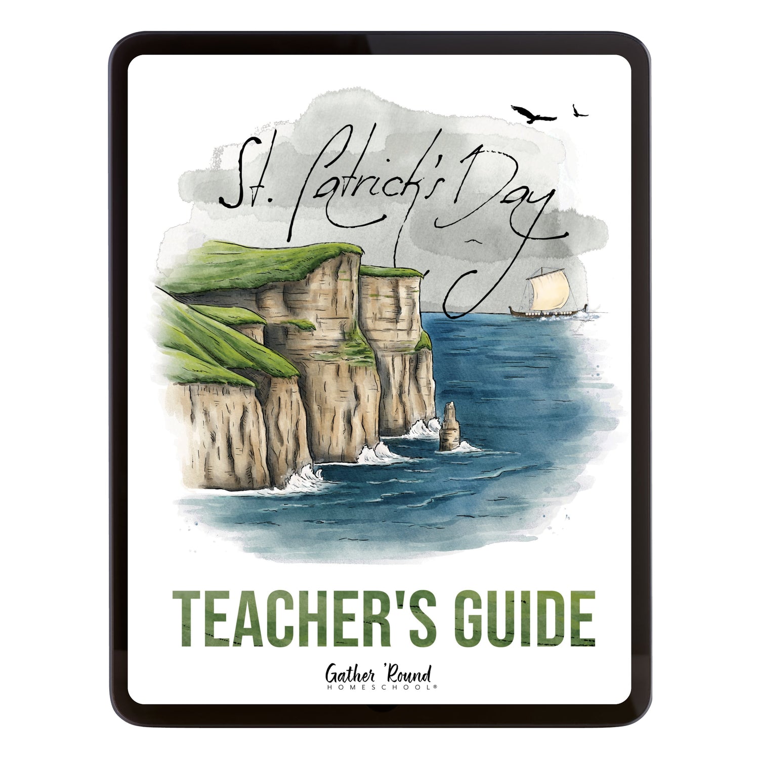 St. Patrick's Day homeschool unit study, digital Teacher's Guide