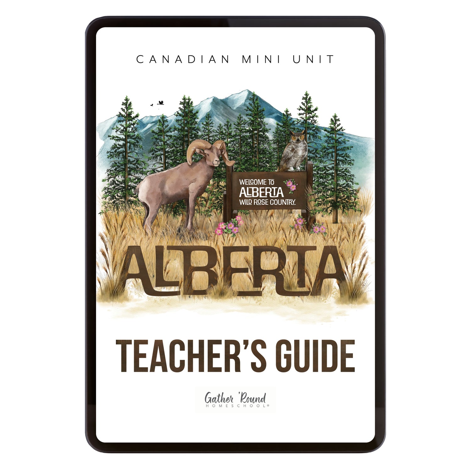 Alberta homeschool unit study digital teacher guide