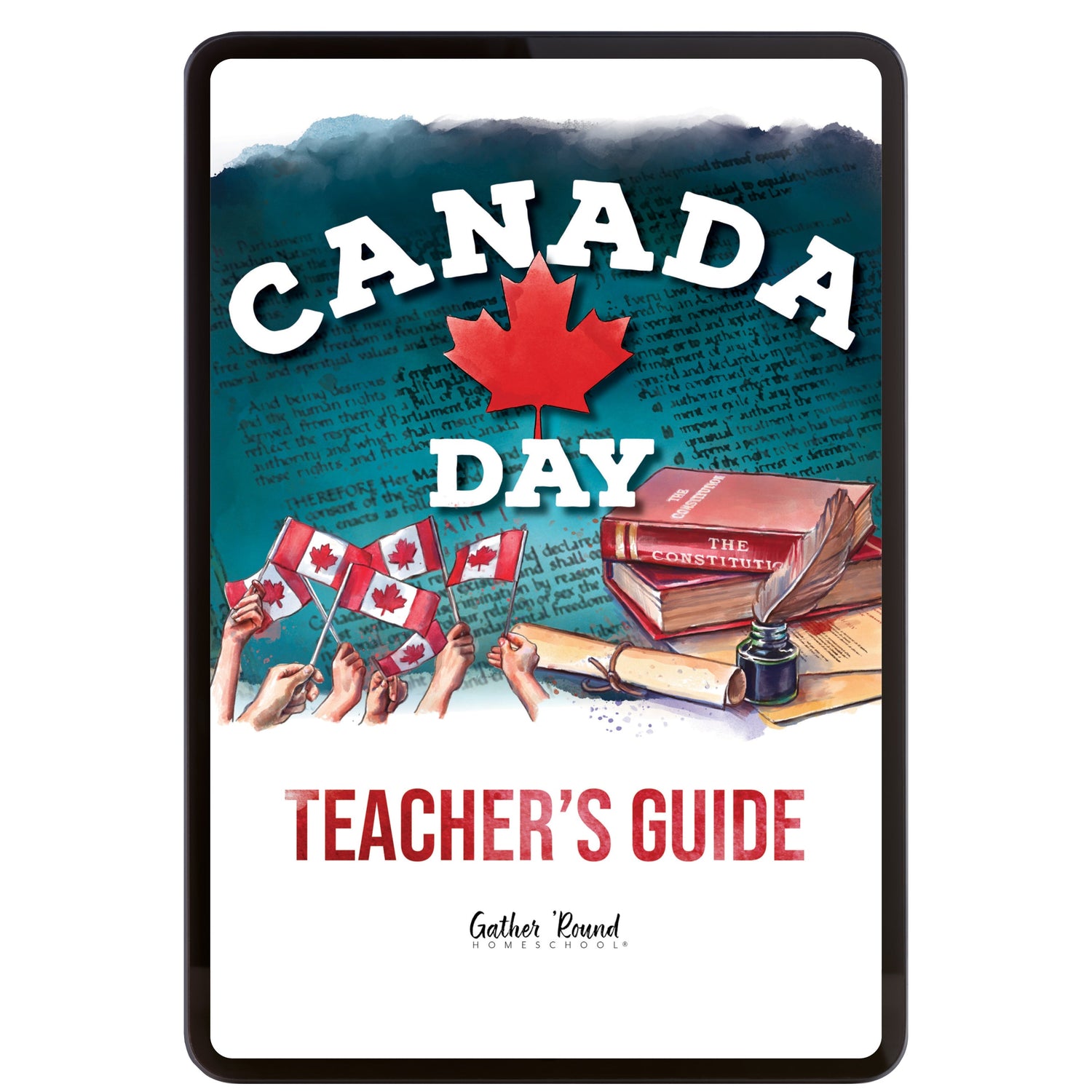 Canada Day Homeschool Unit Study Digital Teacher's Guide