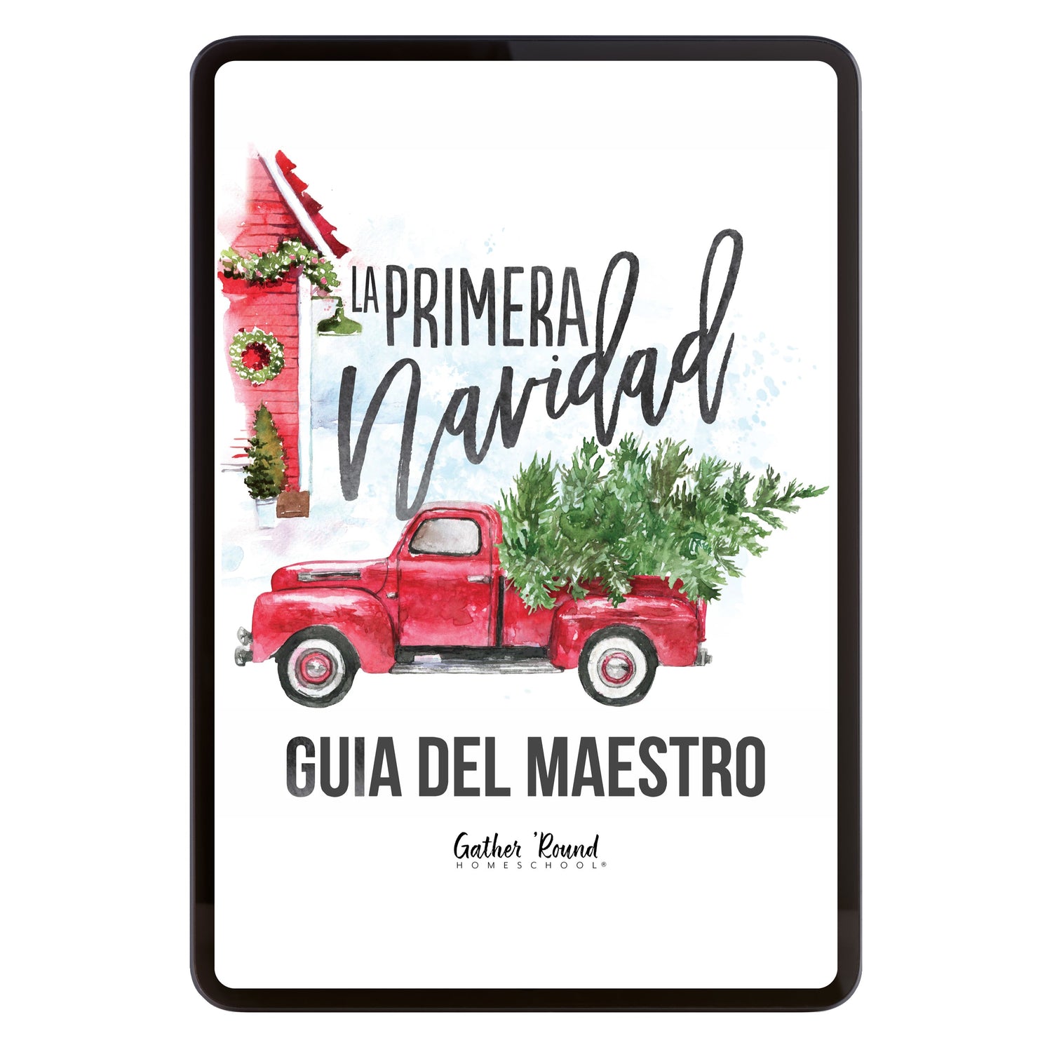 First Christmas homeschool unit study digital Teacher's Guide in Spanish