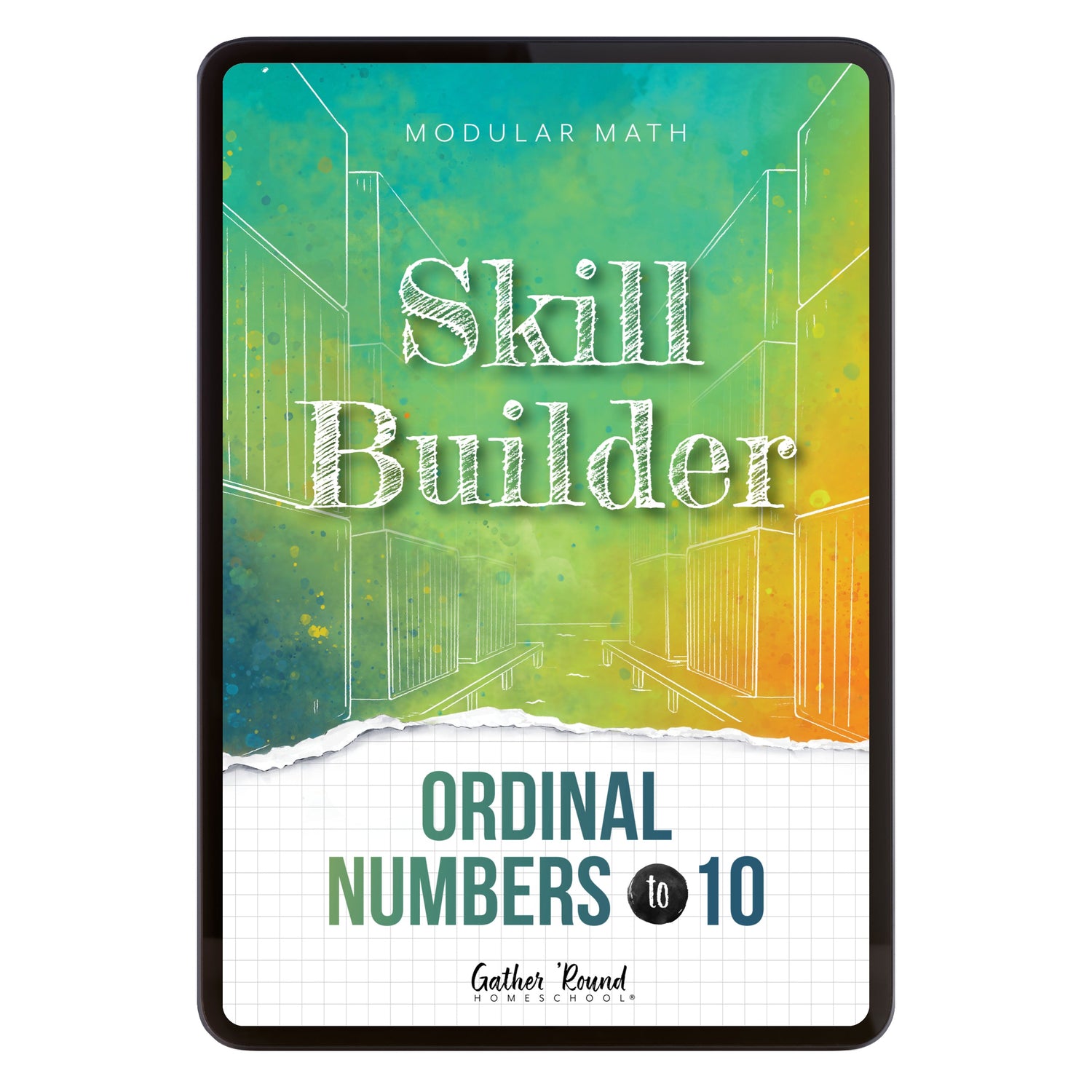 Number Sense Modular Math Step 1 digital skill builder ordinal numbers to 10