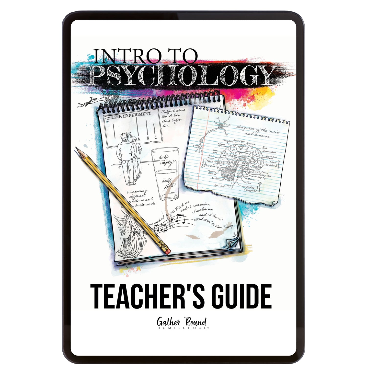 Psychology homeschool unit study digital teacher guide
