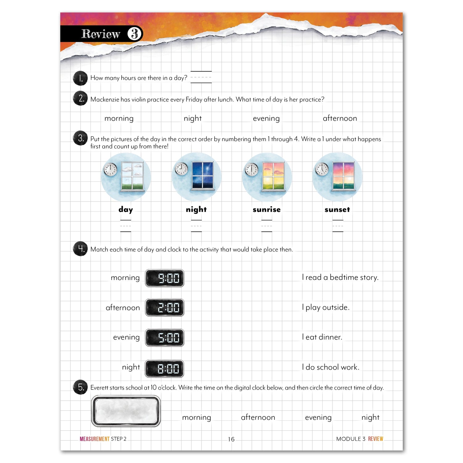 Measurement Step 2 modular math homeschool printed book review 3