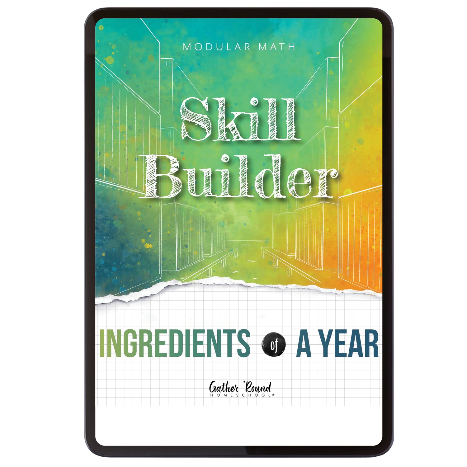 Measurement Step 3 modular math homeschool digital skill builder ingredients of a year