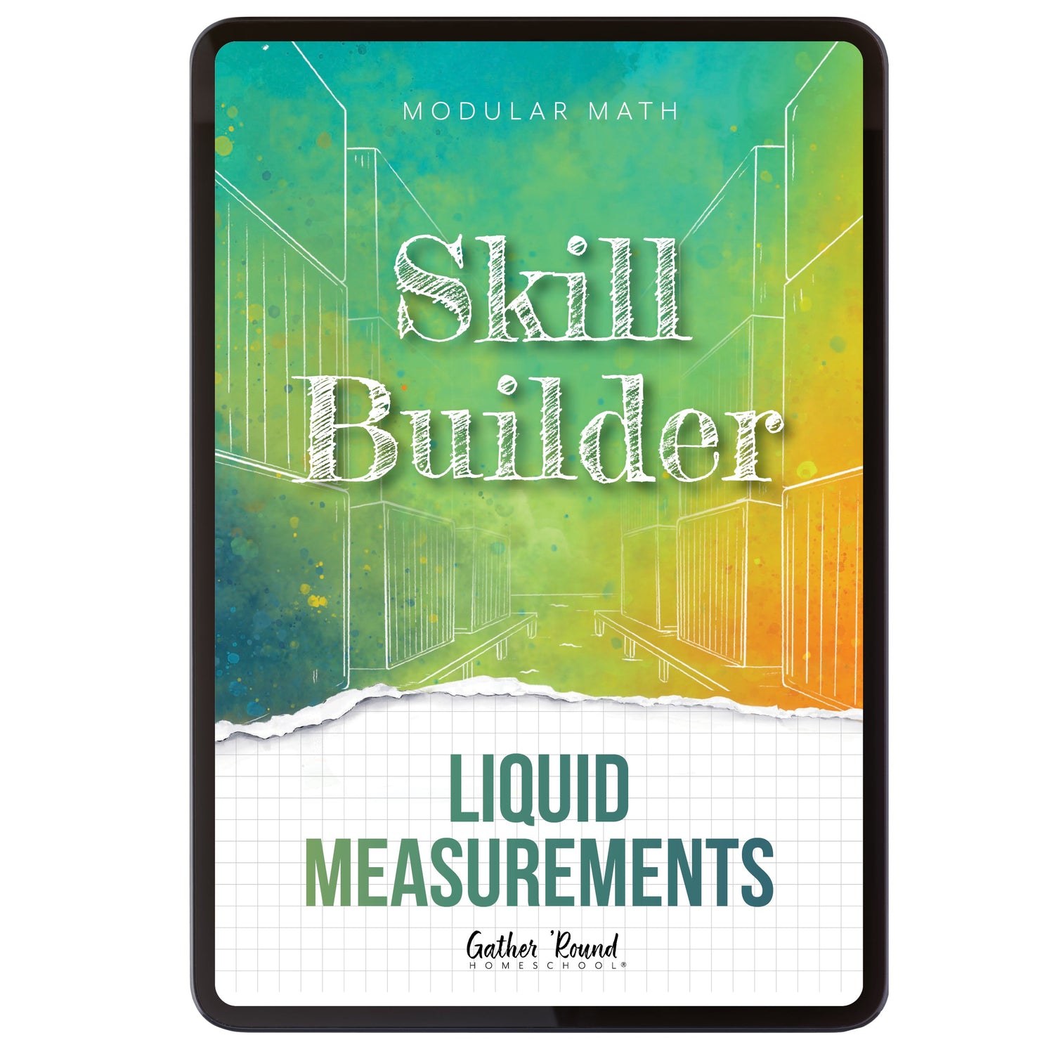 Measurement Step 4 modular math homeschool digital skill builder liquid measurements