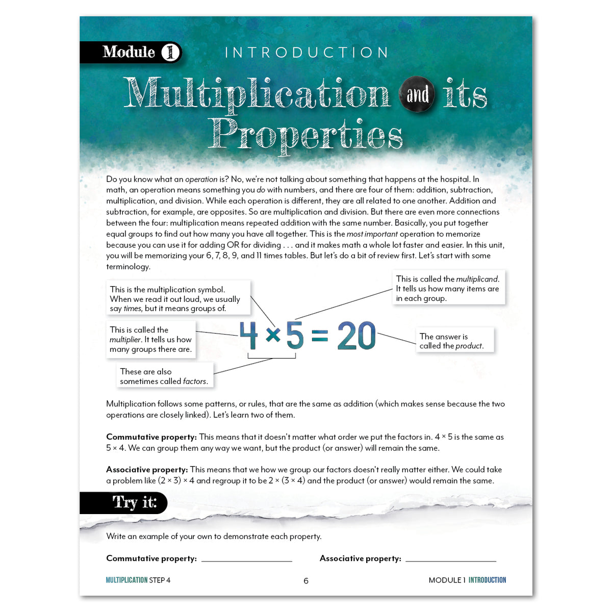 Modular Math: Multiplication (Digital)
