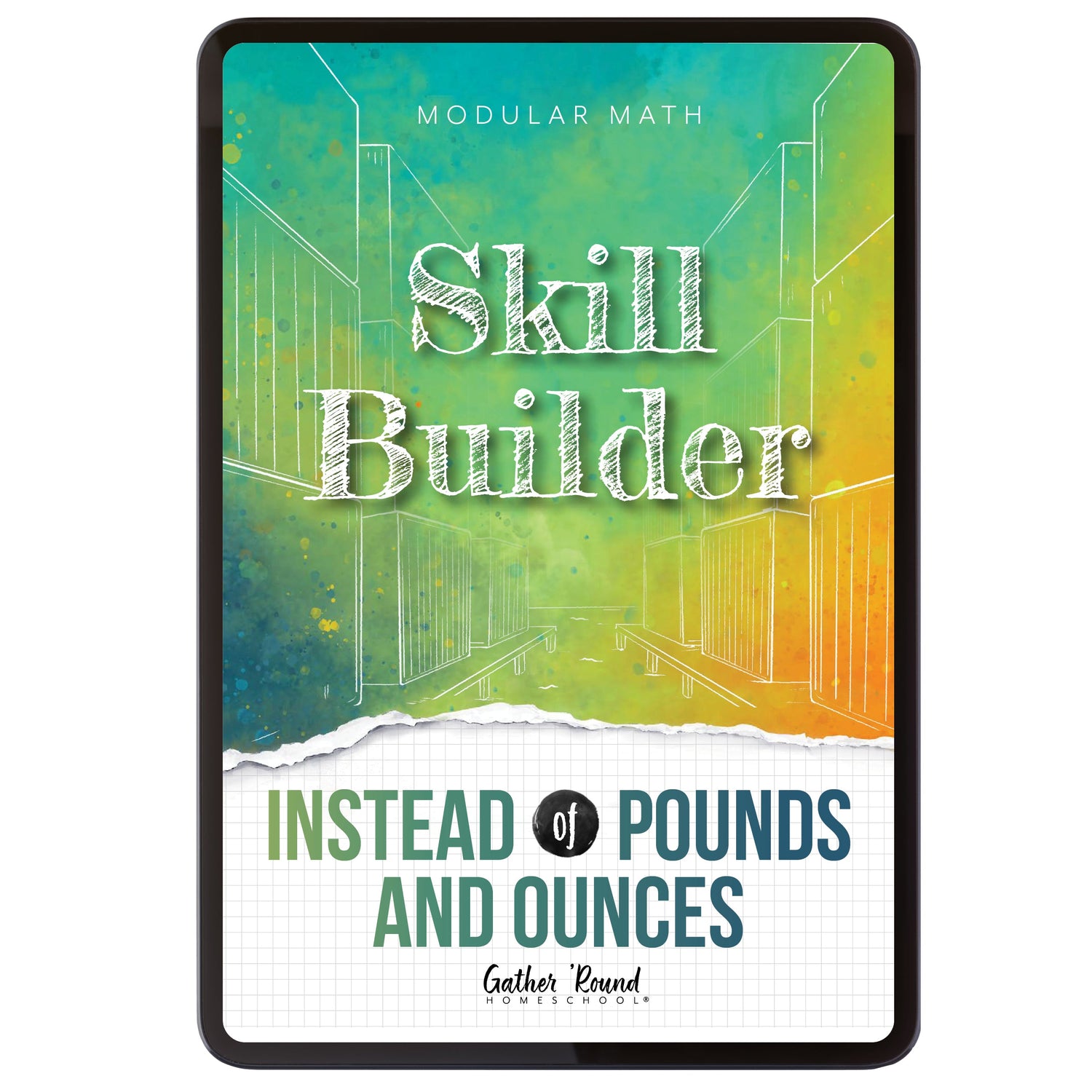 Measurement Step 5 modular math homeschool digital skill builder instead of pounds and ounces