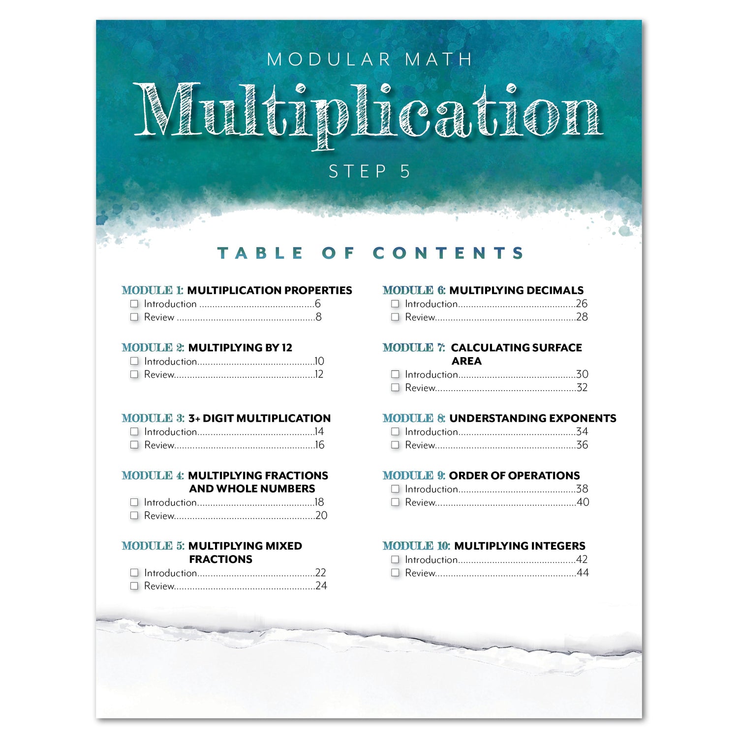 Modular Math: Multiplication (Digital)