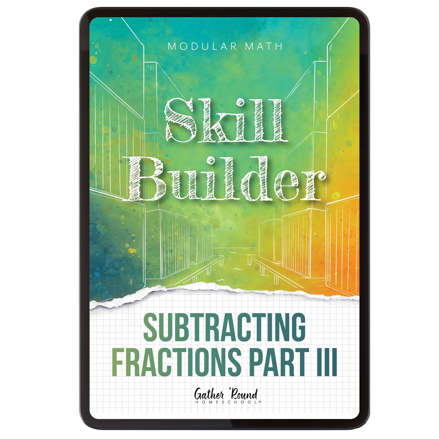 Subtraction Modular Math Step 5 digital skill builder subtracting fractions part III