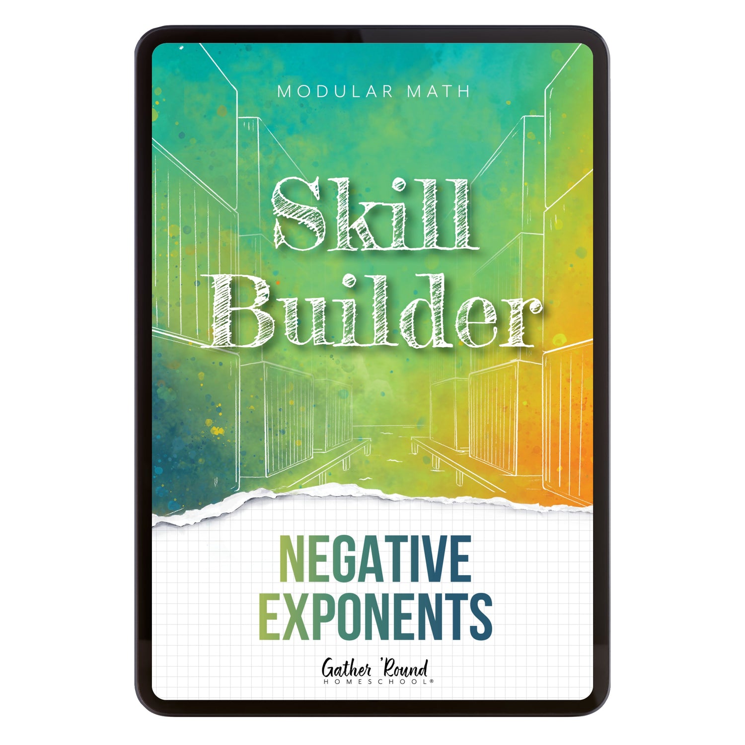 Number Sense Modular Math Step 6 digital skill builder negative exponents