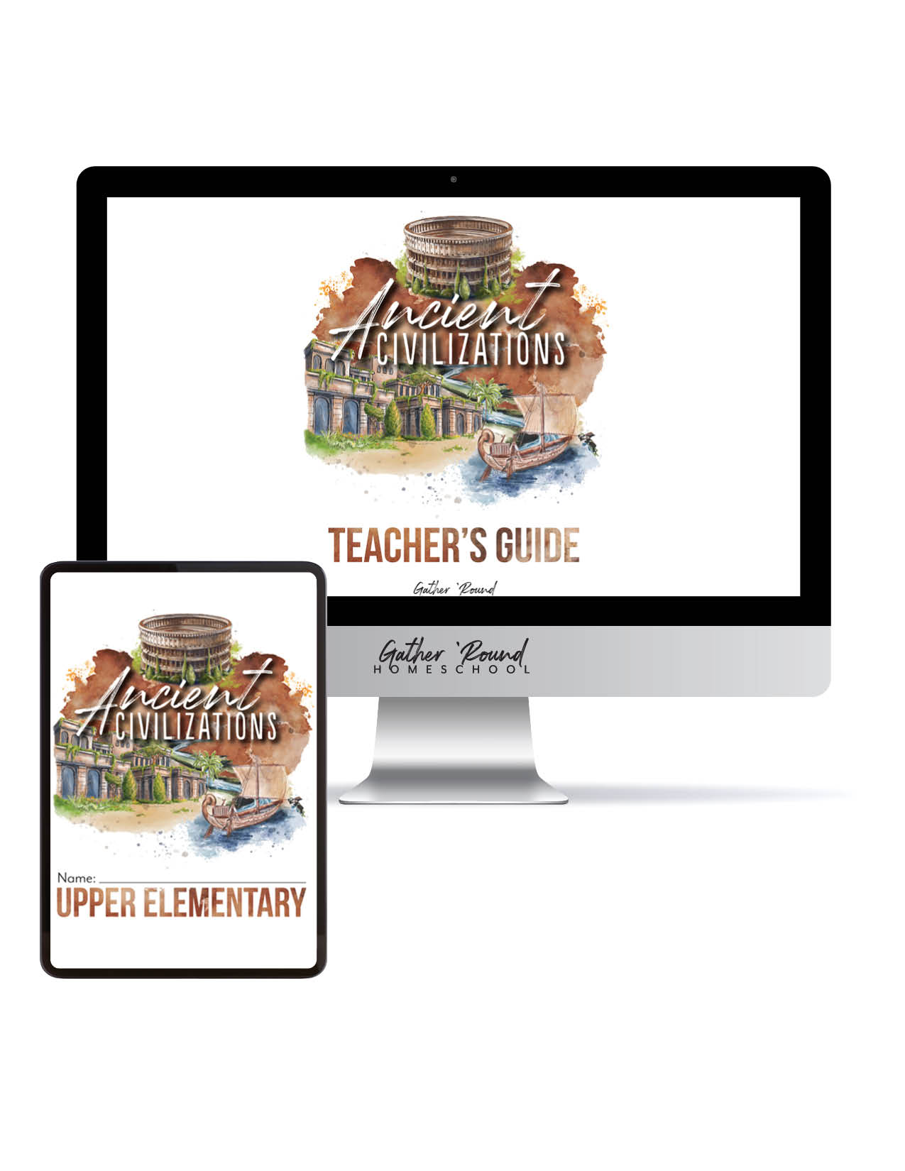 Ancient Civilizations homeschool unit study digital upper elementary student book