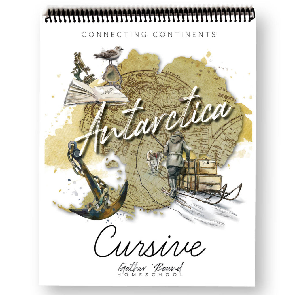 Antarctica Cursive Writing Printed Book