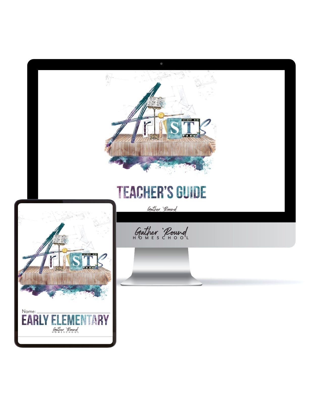 Artist Homeschool Unit Study Digital Teacher's Guide and Early Elementary Bundle