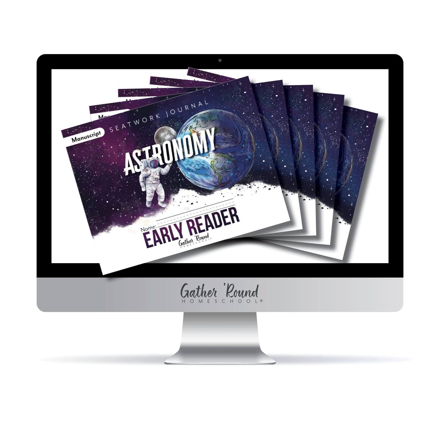 Astronomy Homeschool Unit Study Digital Seatwork Journal Manuscript Complete Bundle