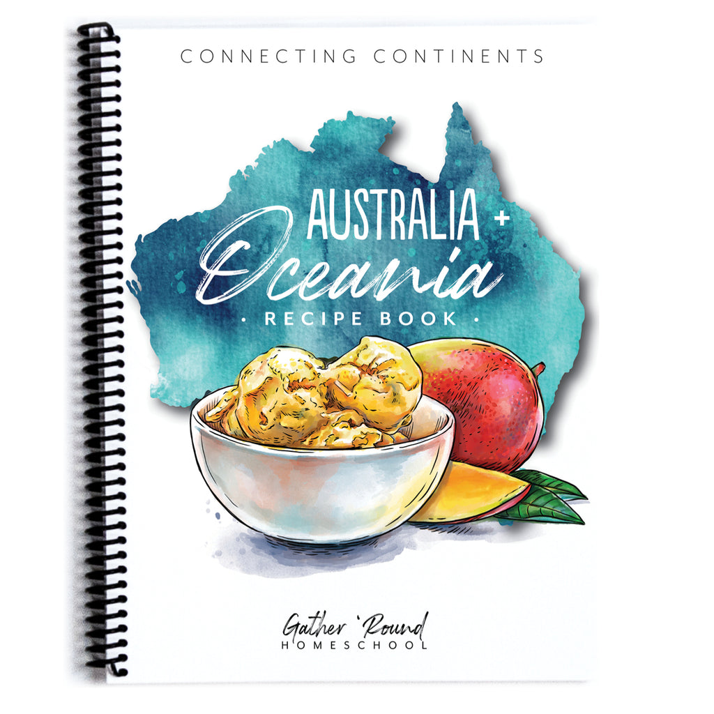 Australia and Oceania Printed Recipe Book