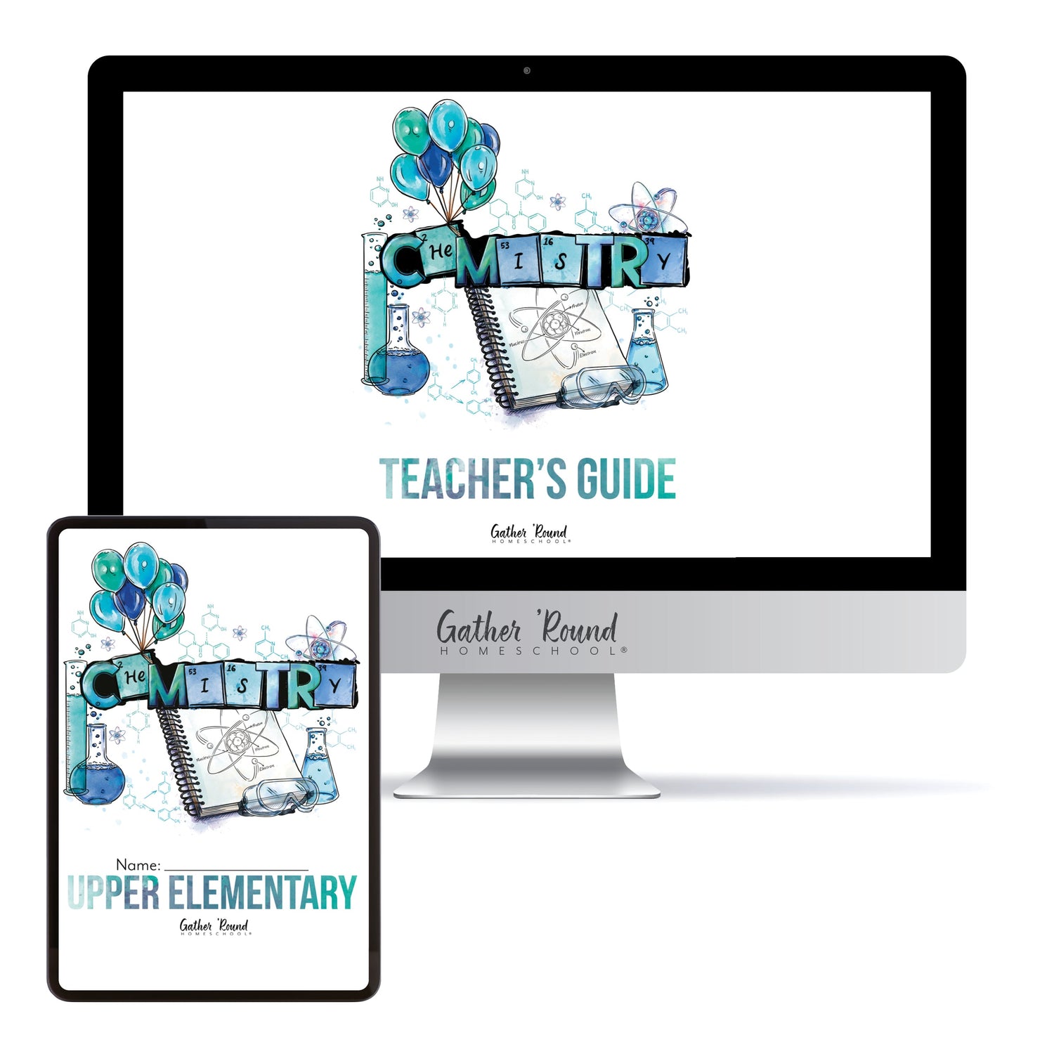 Chemistry Homeschool Unit Study Digital Bundle Teacher's Guide and Upper Elementary