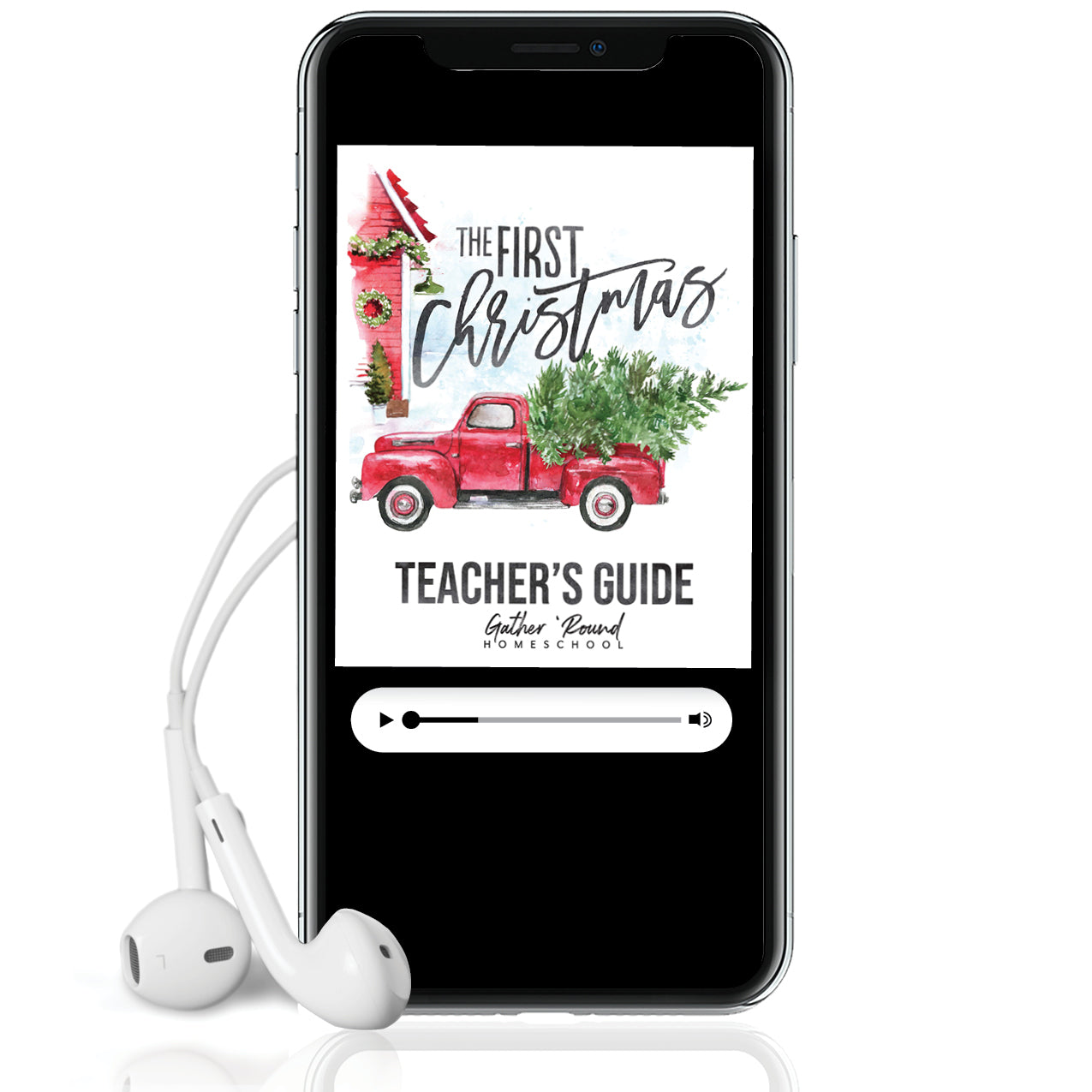 First Christmas homeschool unit study Teacher's Guide in MP3 digital