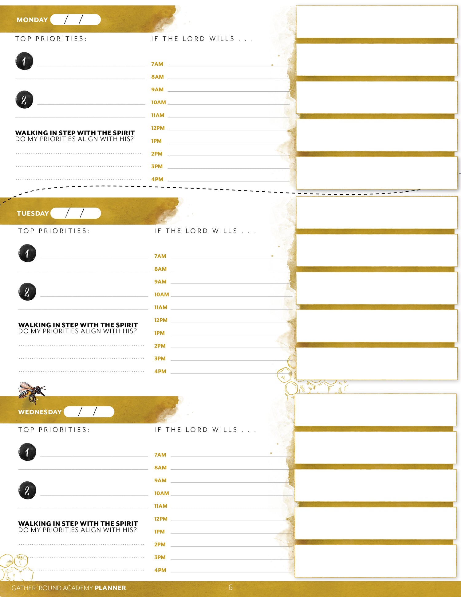 Academy Student Planner