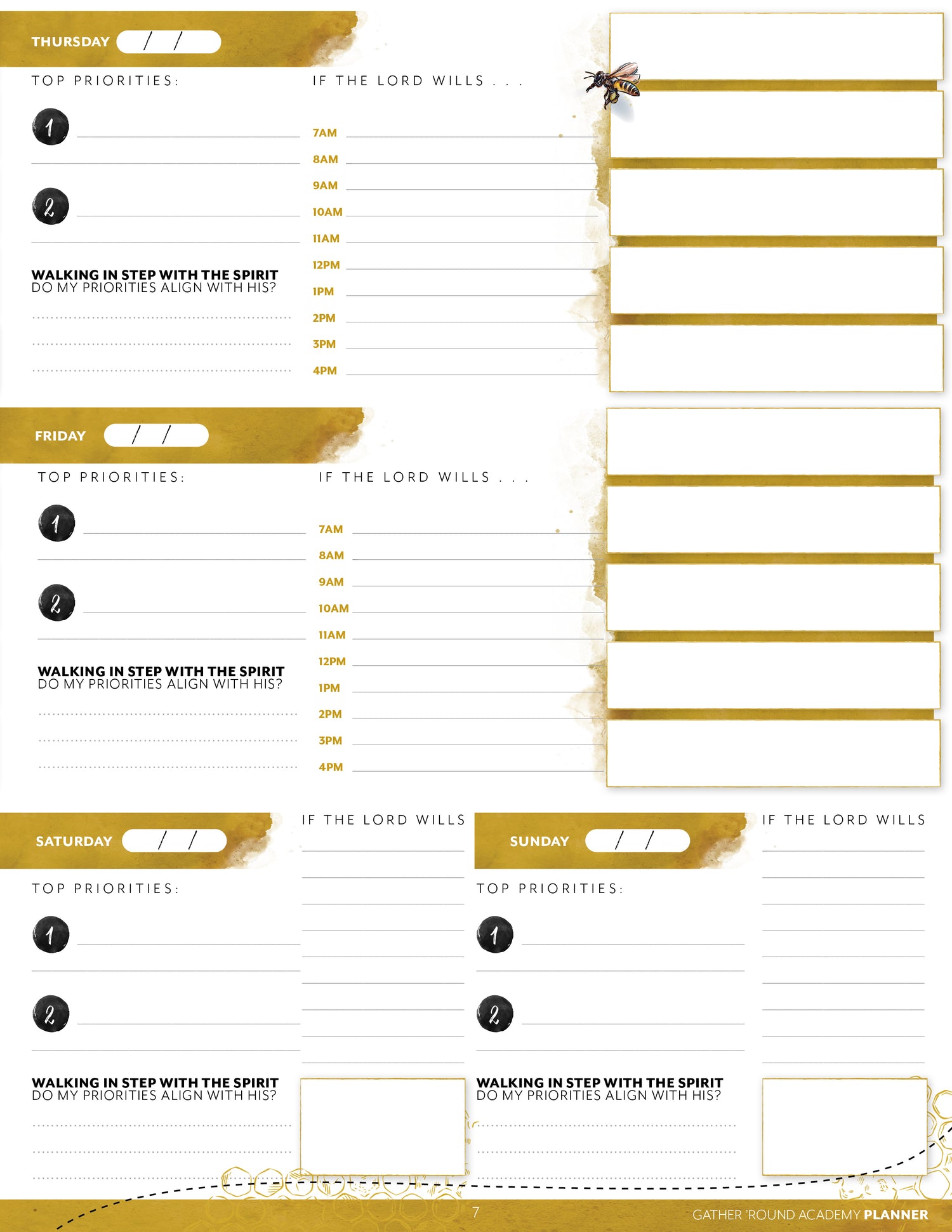 Academy Student Planner