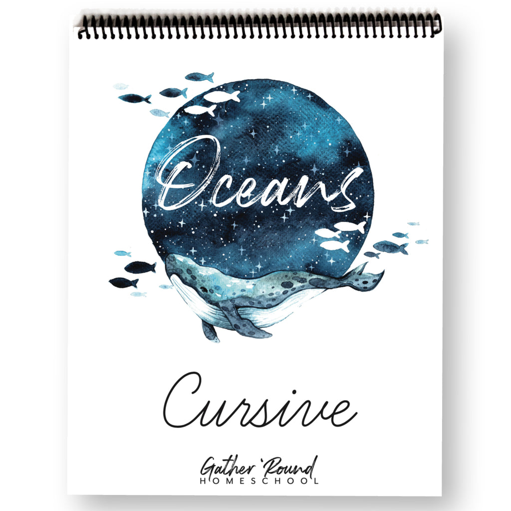Oceans Cursive Writing Printed Book