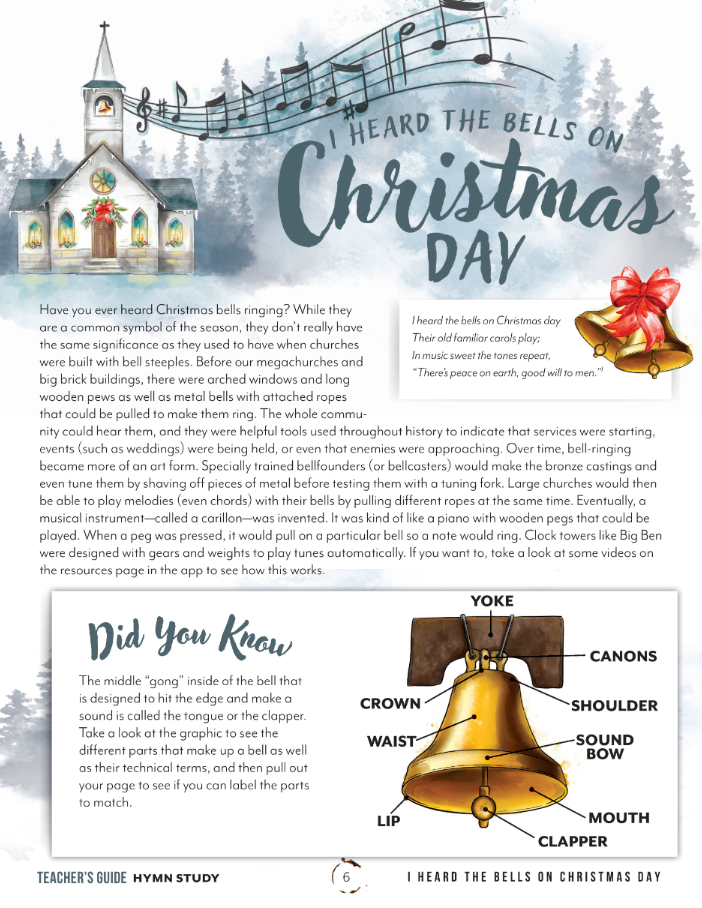 I Heard the Bells on Christmas Day Hymn Study