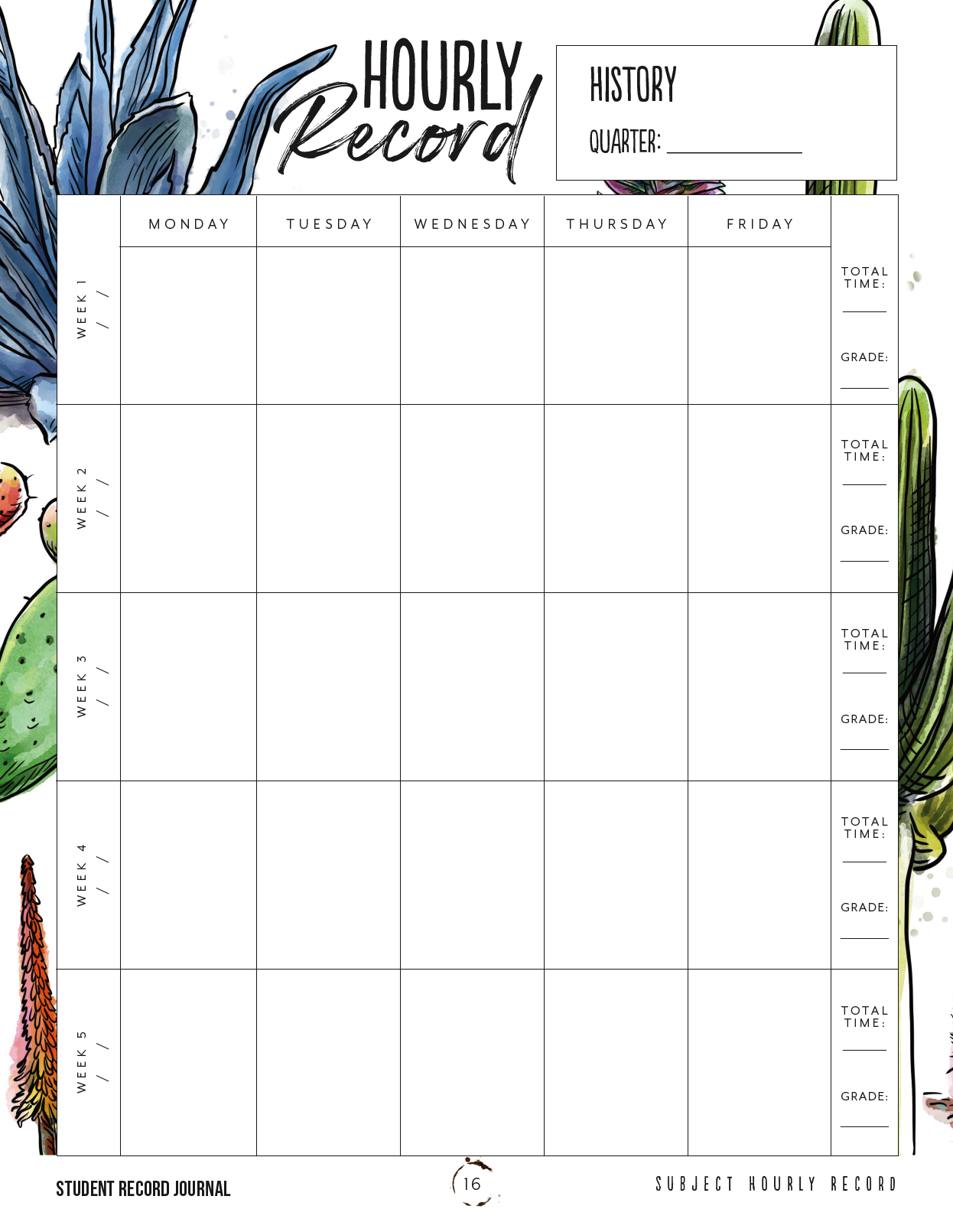 Student Tracker Digital Journal