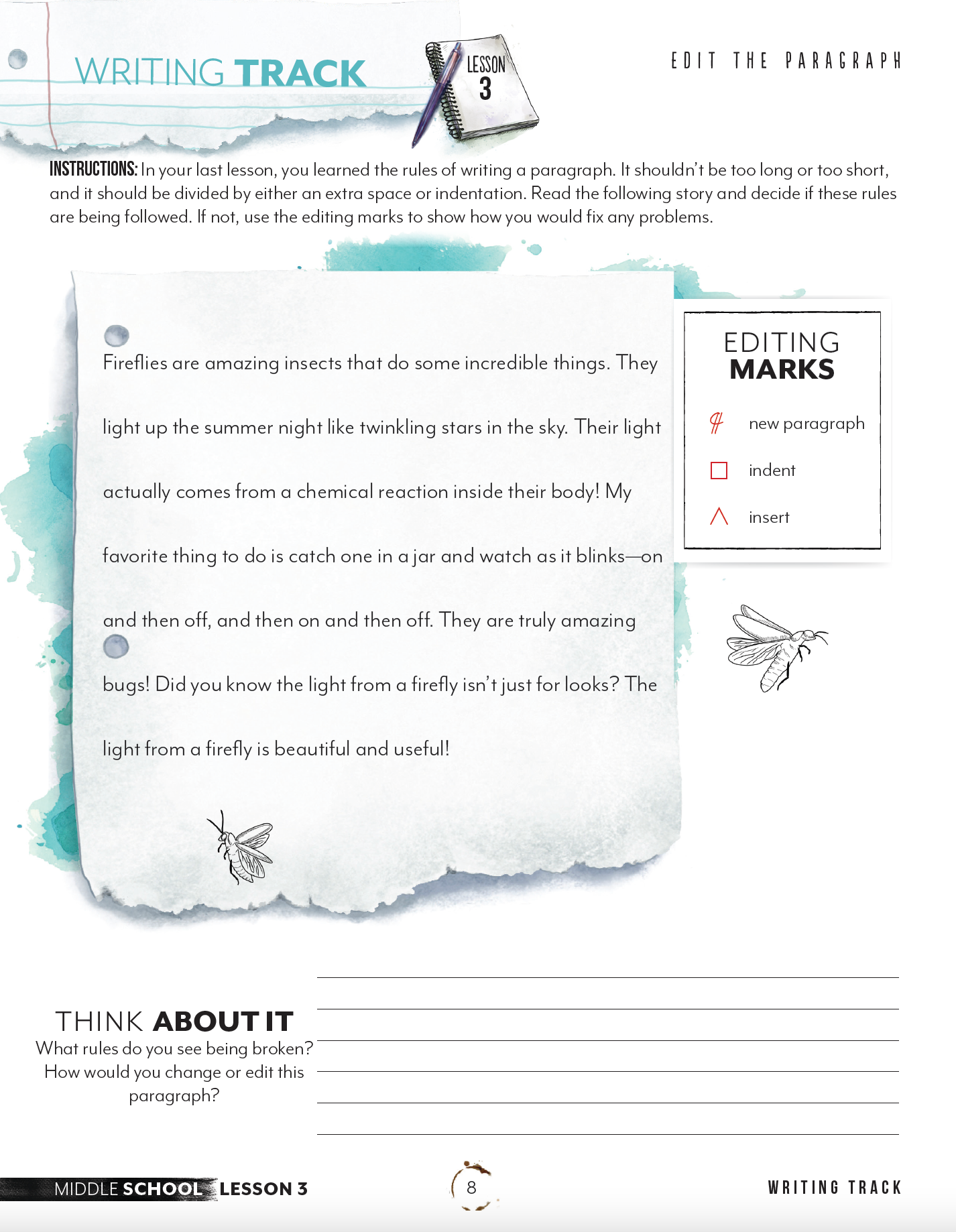 Paragraph Digital Writing Track