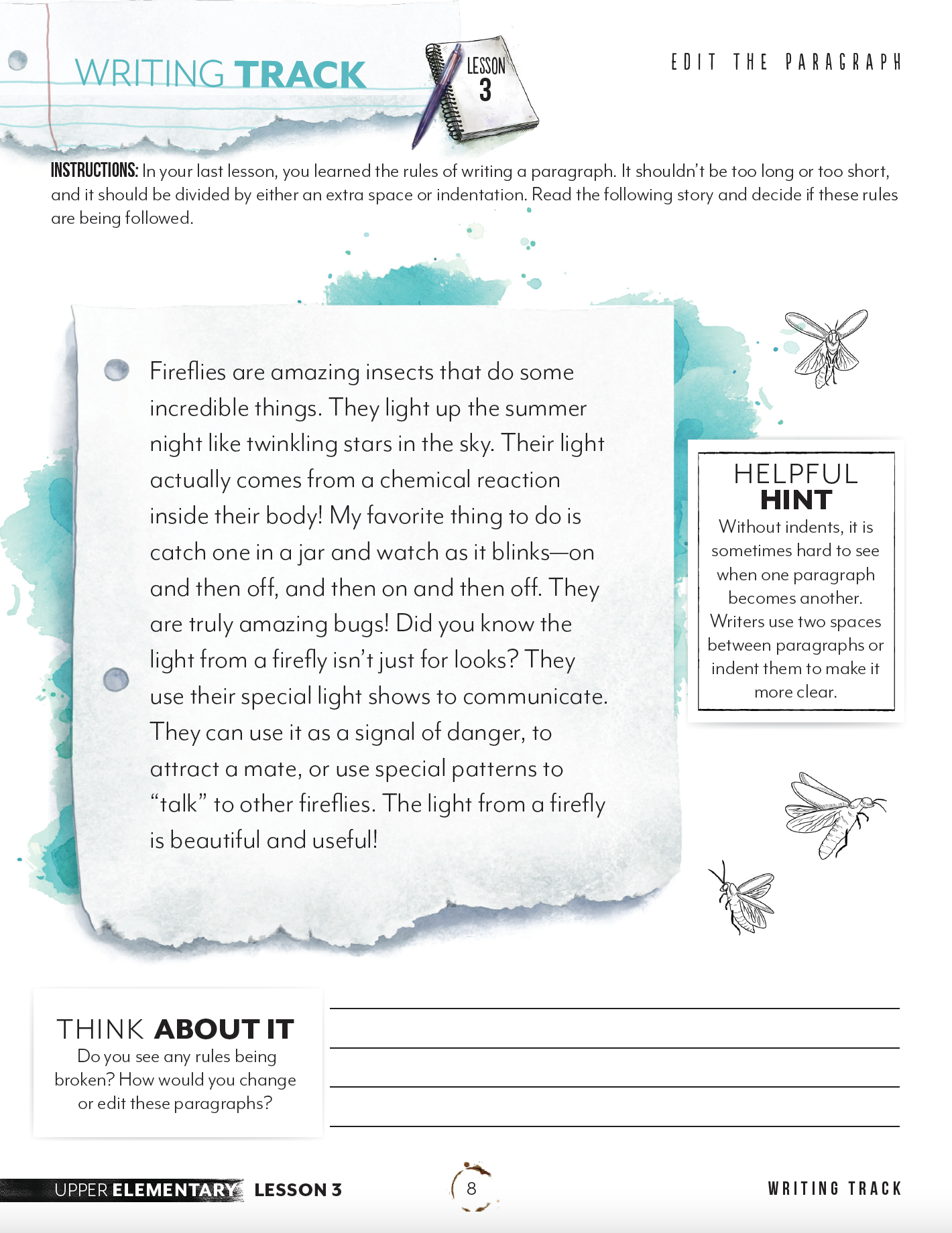 Paragraph Digital Writing Track