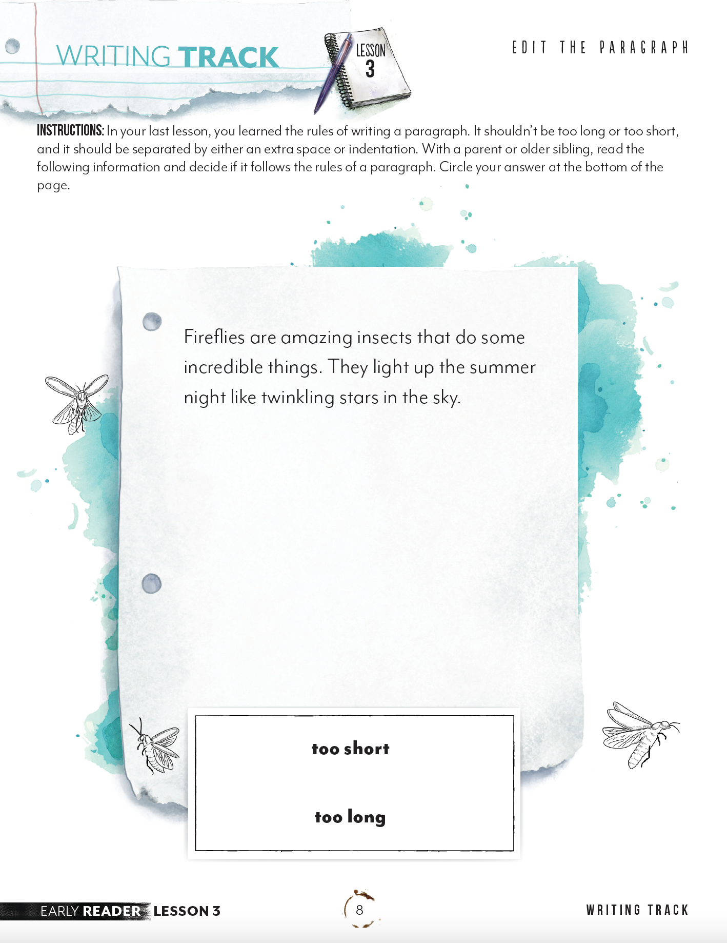Paragraph Digital Writing Track