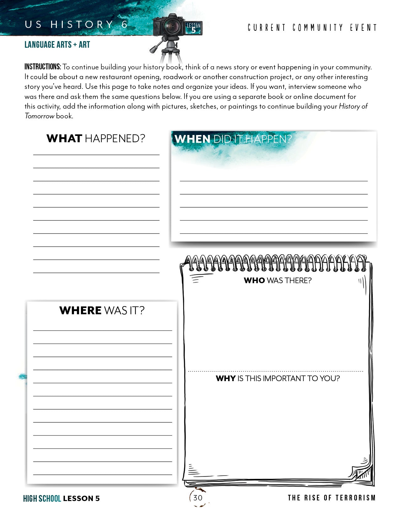 US History 6 Unit (Digital Bundles)