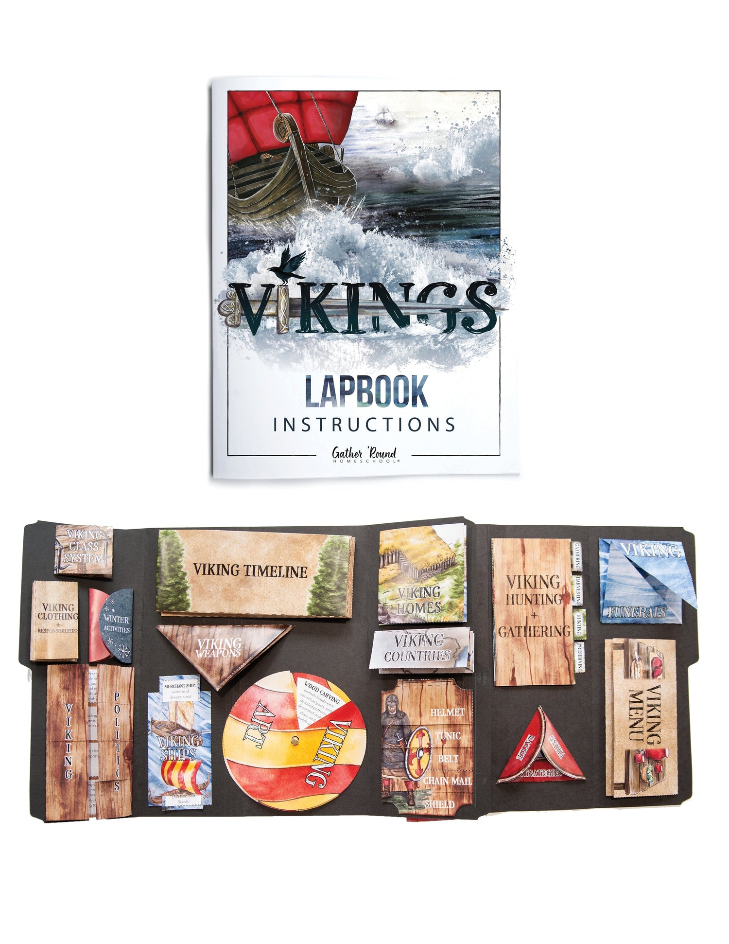 Christian homeschool curriculum collection of lapbooks