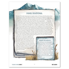 Alberta homeschool unit study digital family devotional