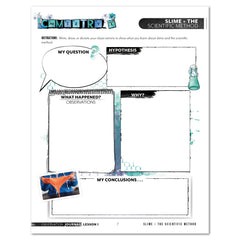 Chemistry Homeschool Unit Study Digital Observation Journal Level 1 Lesson 1 Slie and the Scientific Method