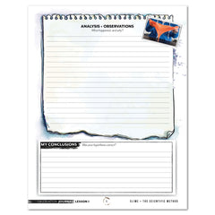 Chemistry Homeschool Unit Study Digital Observation Journal Level 1 Lesson 1 Part 2 Slime and the Scientific Method