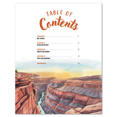 Arizona Fifty States Homeschool Unit Study Digital Teacher's Guide Table of Contents