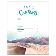 Colorado Fifty States Homeschool Unit Study Digital Teacher's Guide Table of Contents 