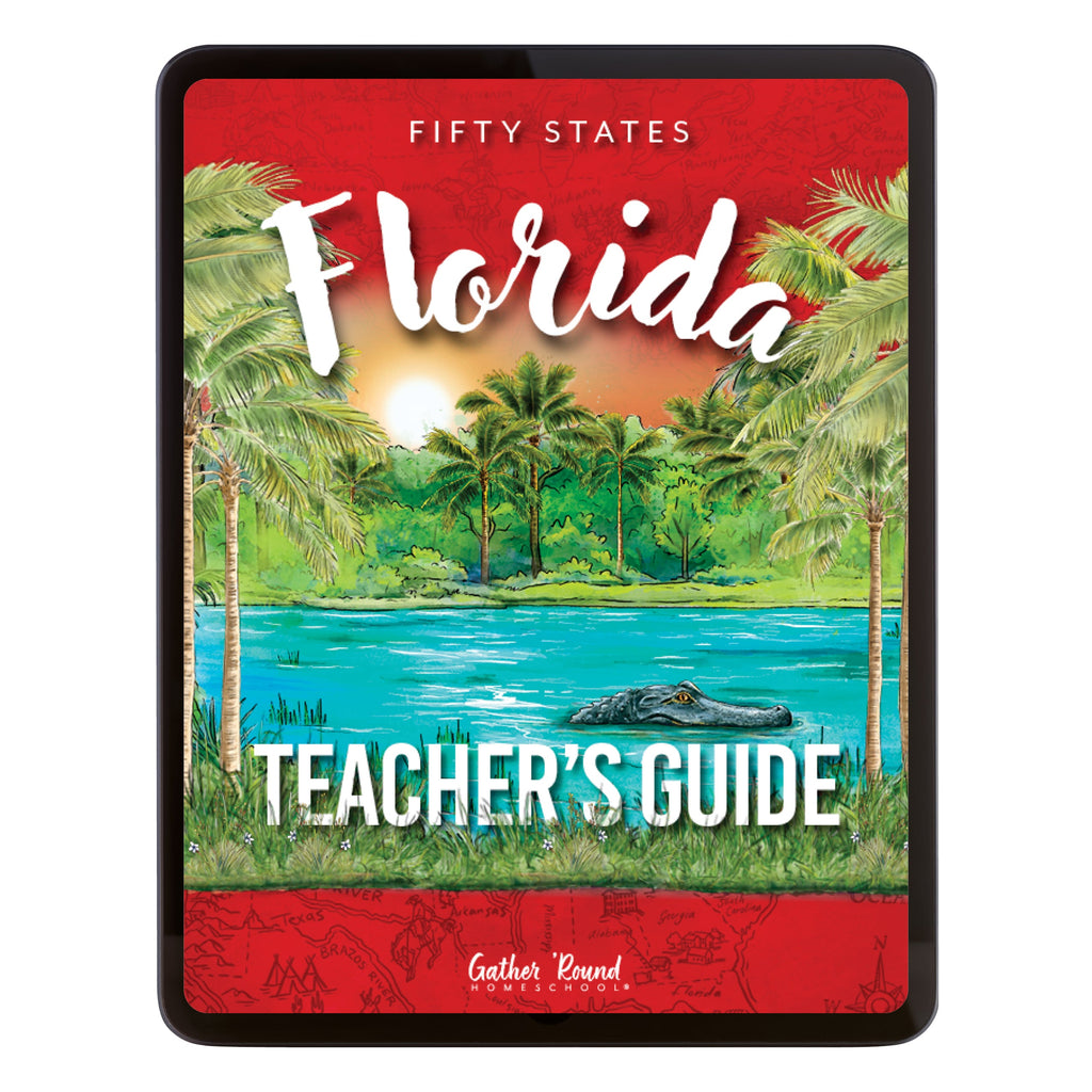 Florida Fifty States Homeschool Unit Study Digital Teacher's Guide Cover
