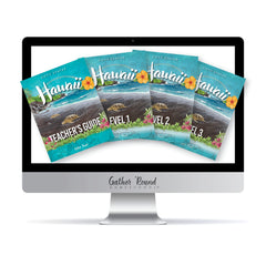 Hawaii Fifty States Homeschool Unit Study Digital Complete Bundle Teacher's Guide, Level 1, Level 2, Level 3
