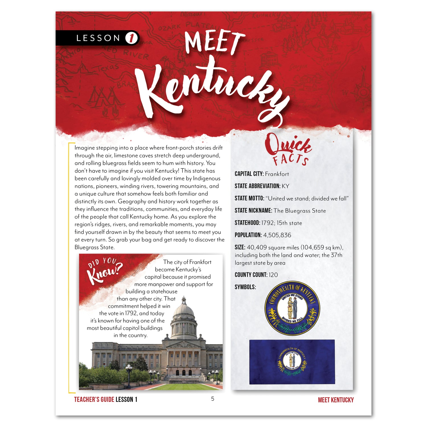 Fifty States: Kentucky (Digital Bundle)