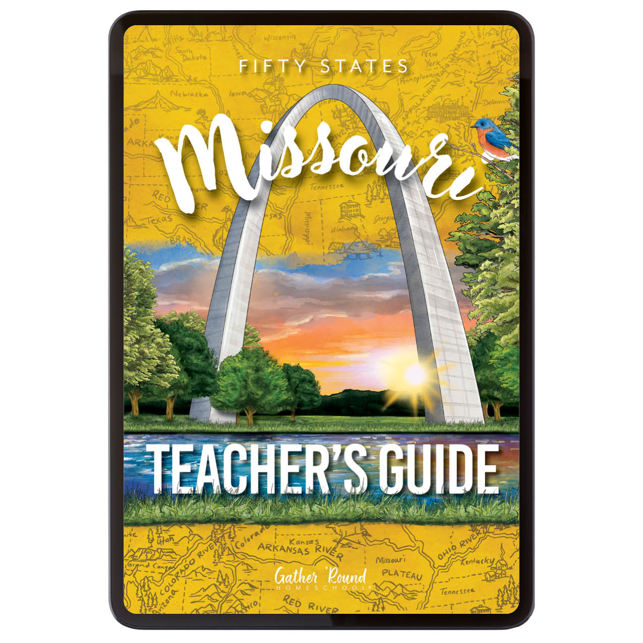Teacher's Guide digital cover featuring an illustration of the Gateway Arch and the title 
