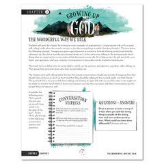 Growing Up with God Homeschool Unit Study Digital Teacher's Companion Chapter 2 The Wonderful Way We Talk