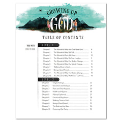 Growing Up with God Homeschool Unit Study Digital Teacher's Companion Levels 1-2 Table of Contents